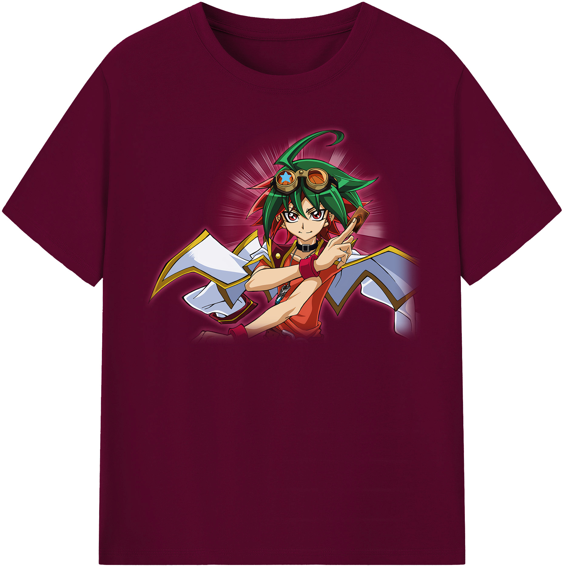 （画像用） 遊☆戯☆王 Yu-Gi-Oh! レディースカジュアルプリントTシャツ（綿100％）